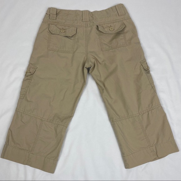 Roxy Khaki Cargo Capri Pants 🟡 - Picture 4 of 8